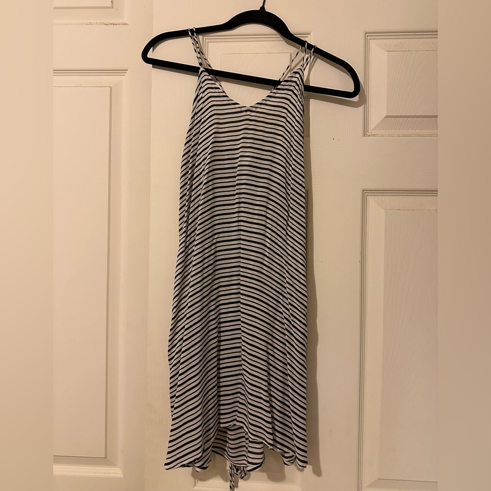 Acacia Swimwear Striped Top (or Mini Dress)